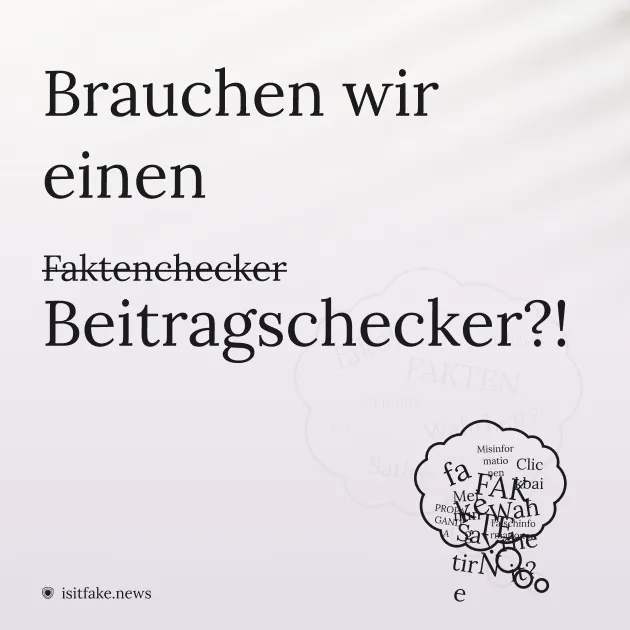 Ein Symbolbild zur Fragestellung: Echt noch ein Beitragschecker?